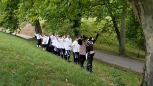 Tournage à Fort Barraux