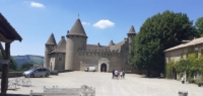 Tournage au Château de  Virieu